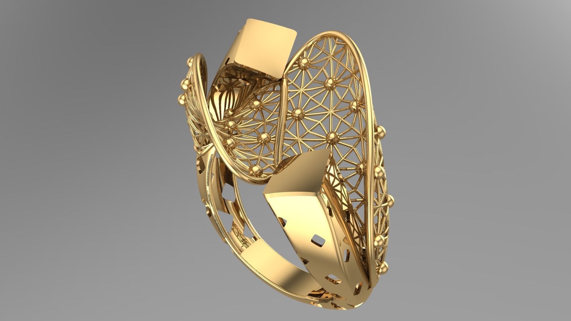 NEW COLLECTION BRACELEST and RING-BK02 3D print model_8