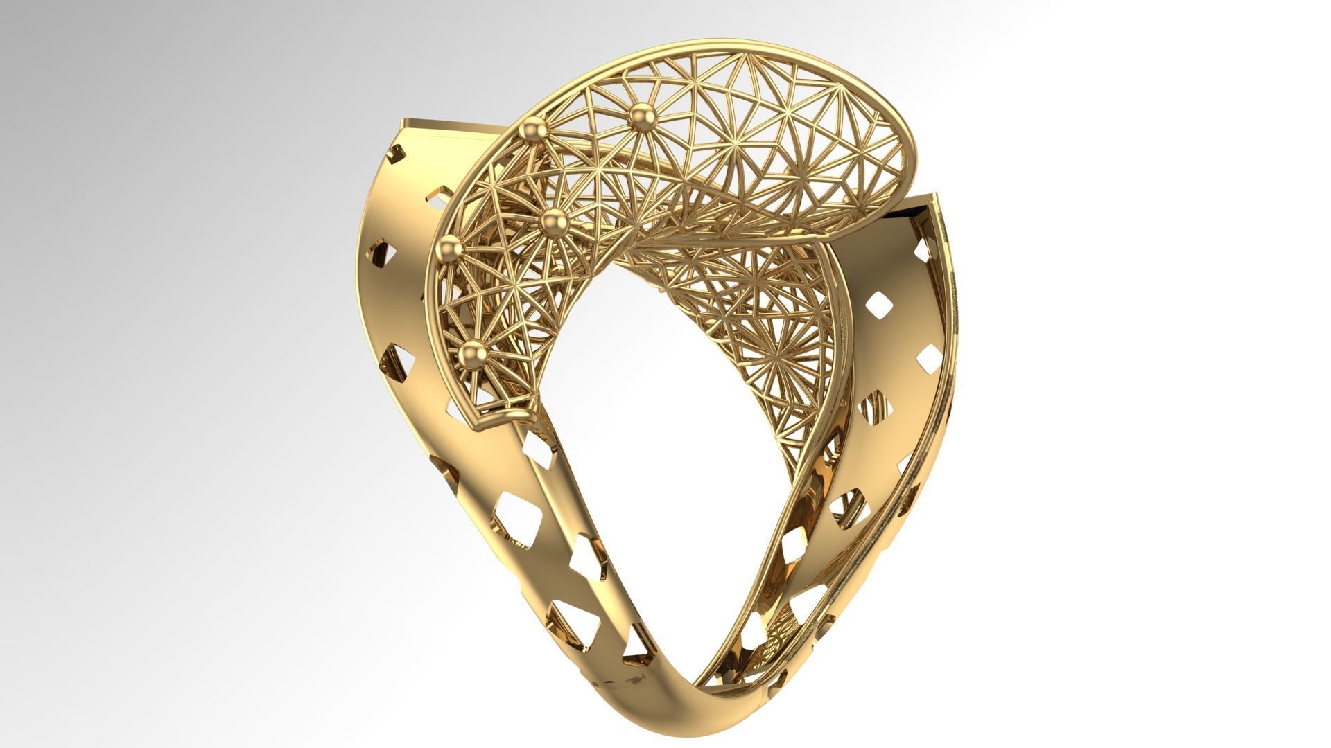 NEW COLLECTION BRACELEST and RING-BK02 3D print model_11