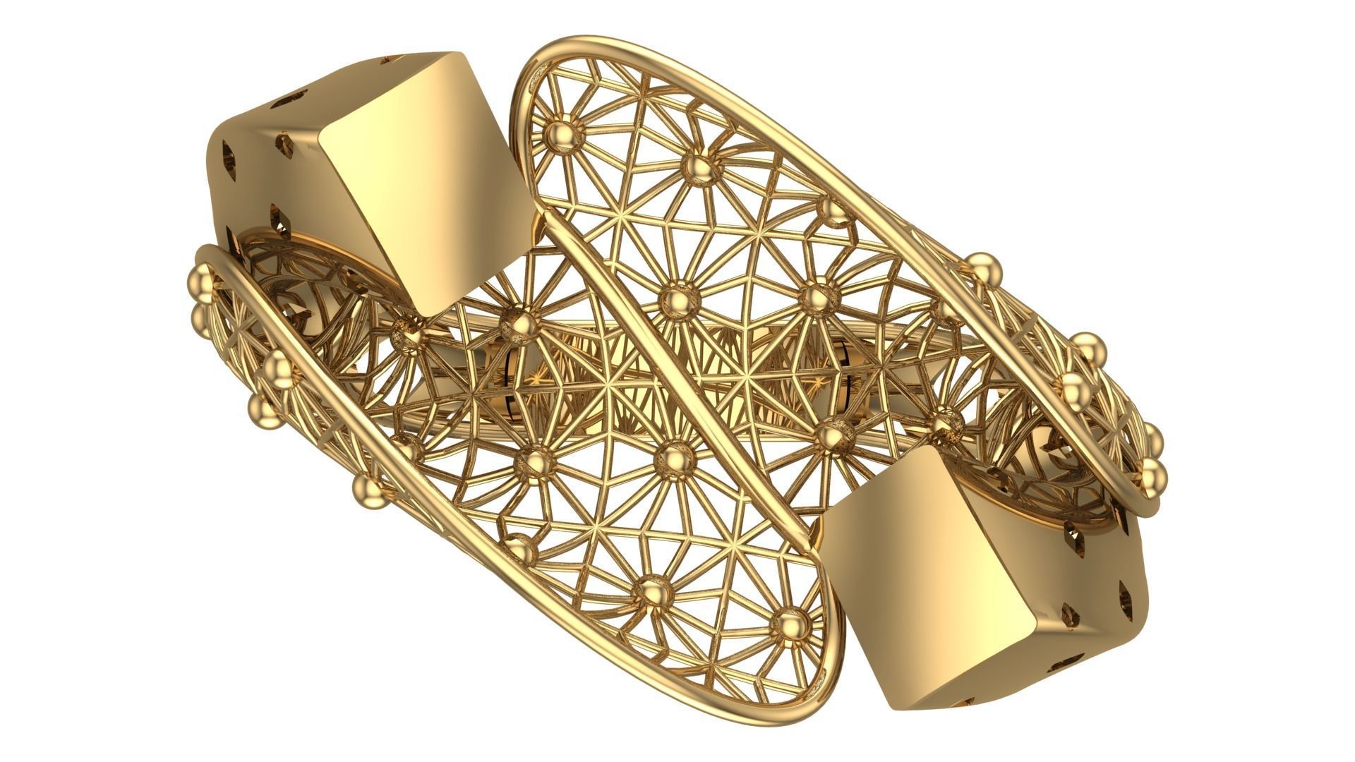 NEW COLLECTION BRACELEST and RING-BK02 3D print model_9