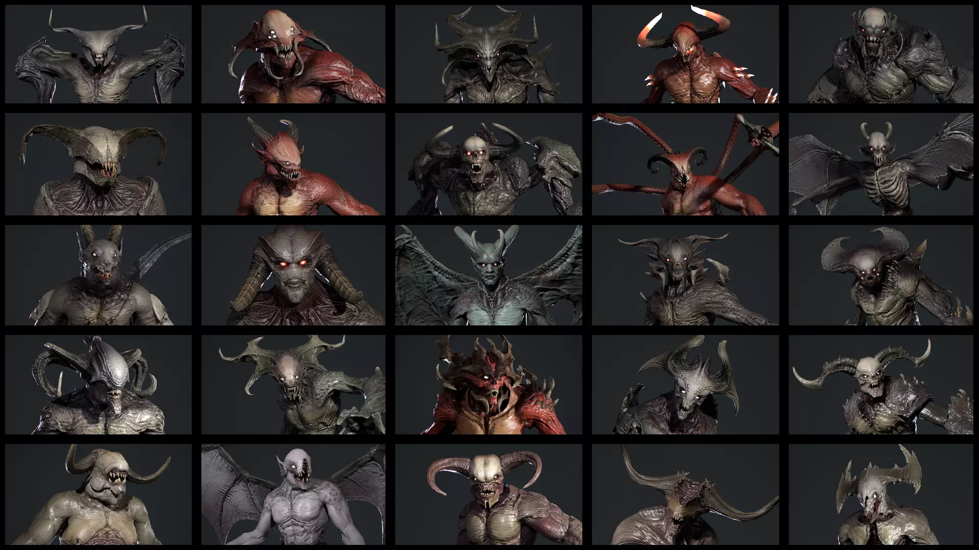 Legendary Demon Pack 3D Model Collection_0
