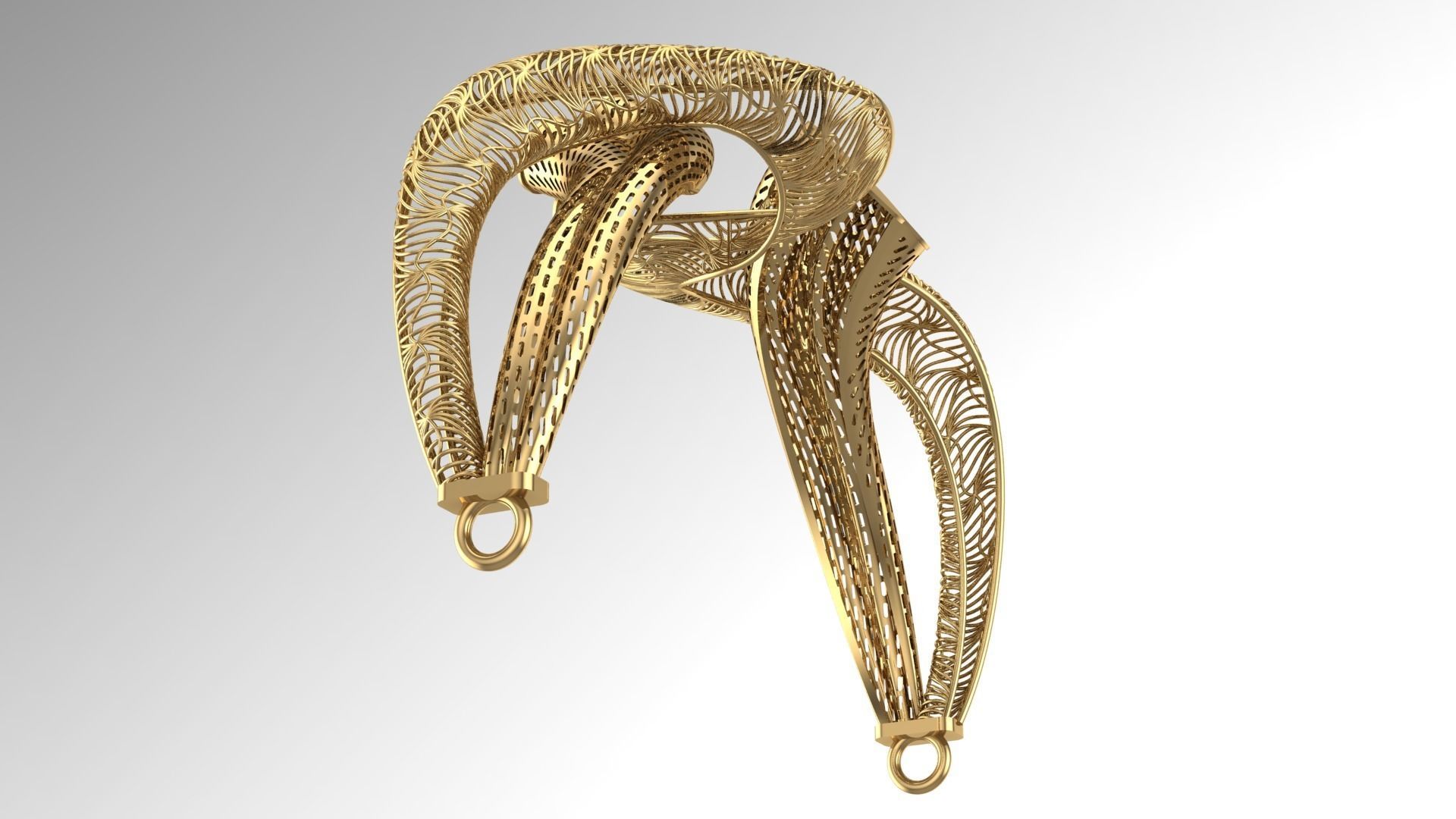 NEW COLLECTION BRACELEST and RING-BK04 3D print model_5