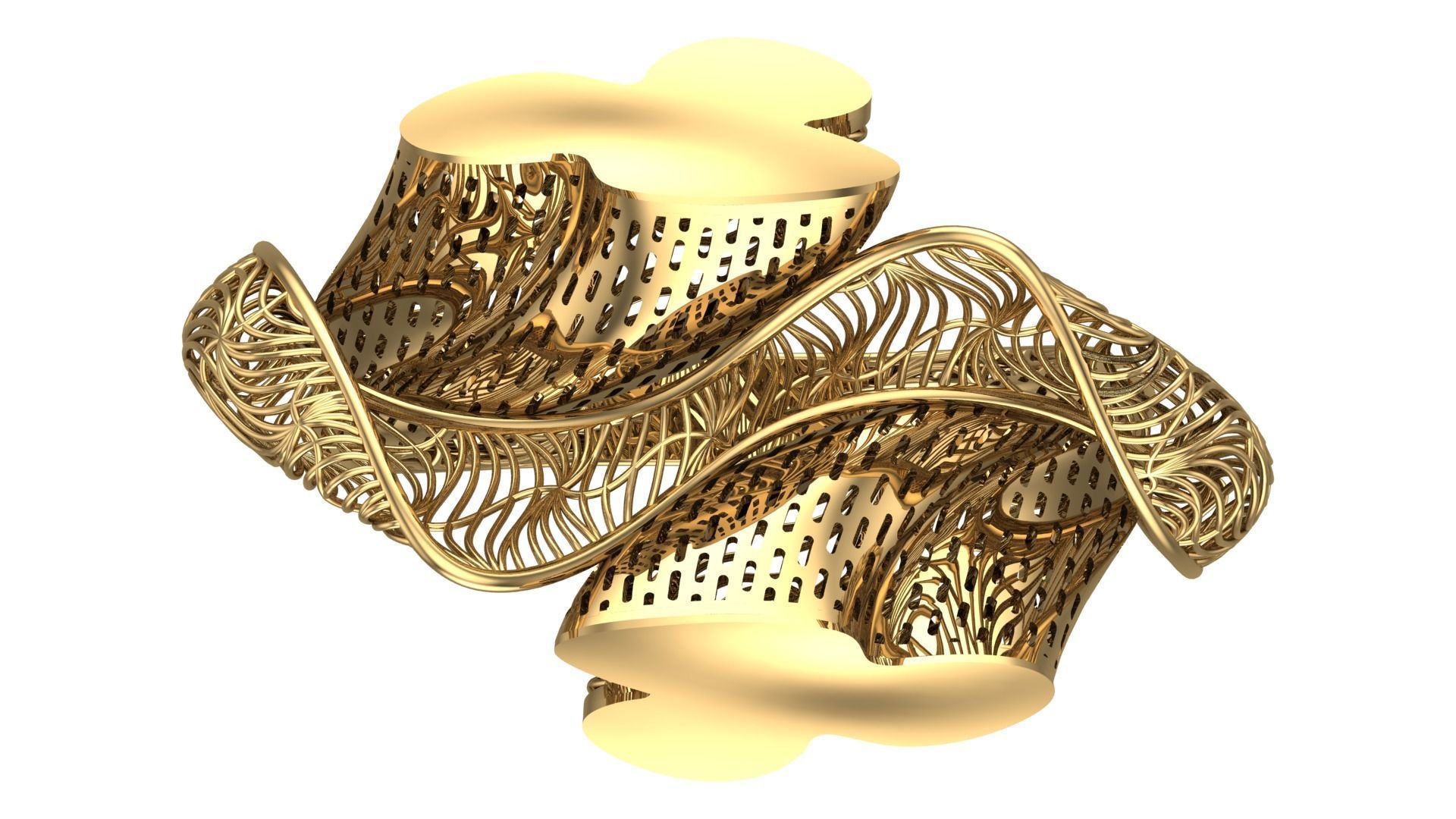 NEW COLLECTION BRACELEST and RING-BK04 3D print model_9