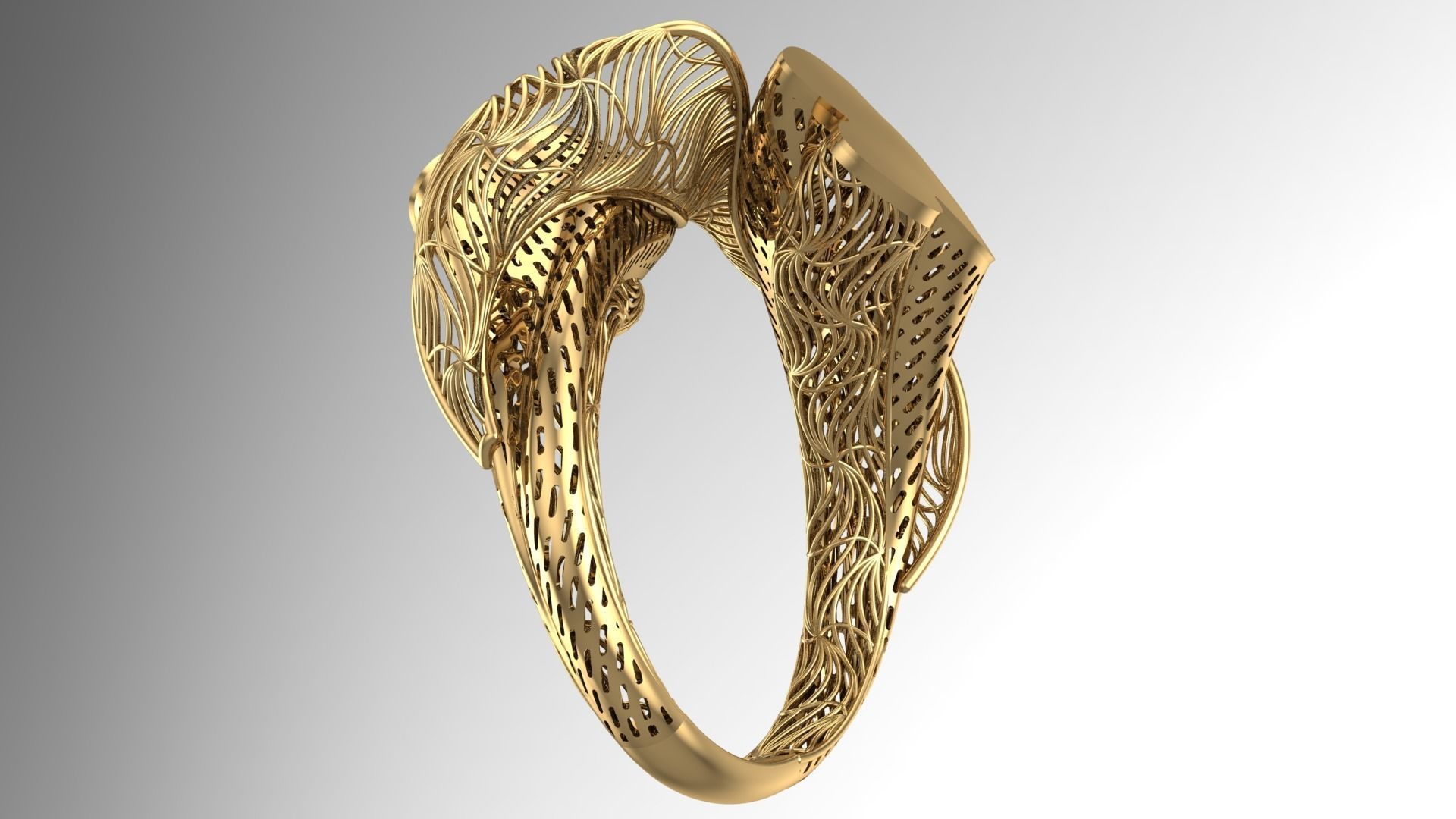NEW COLLECTION BRACELEST and RING-BK04 3D print model_11