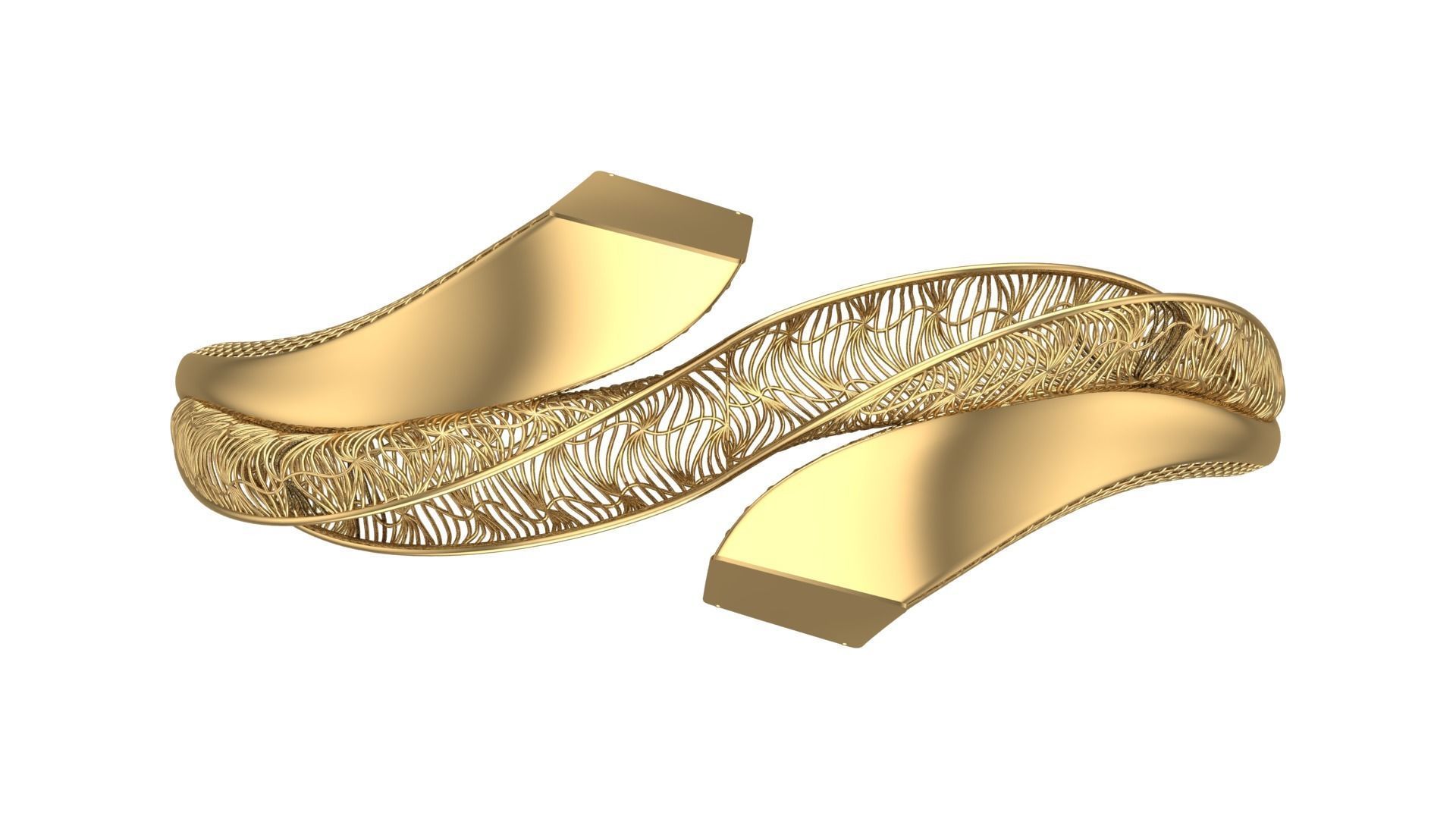 NEW COLLECTION BRACELEST and RING-BK06 3D print model_3