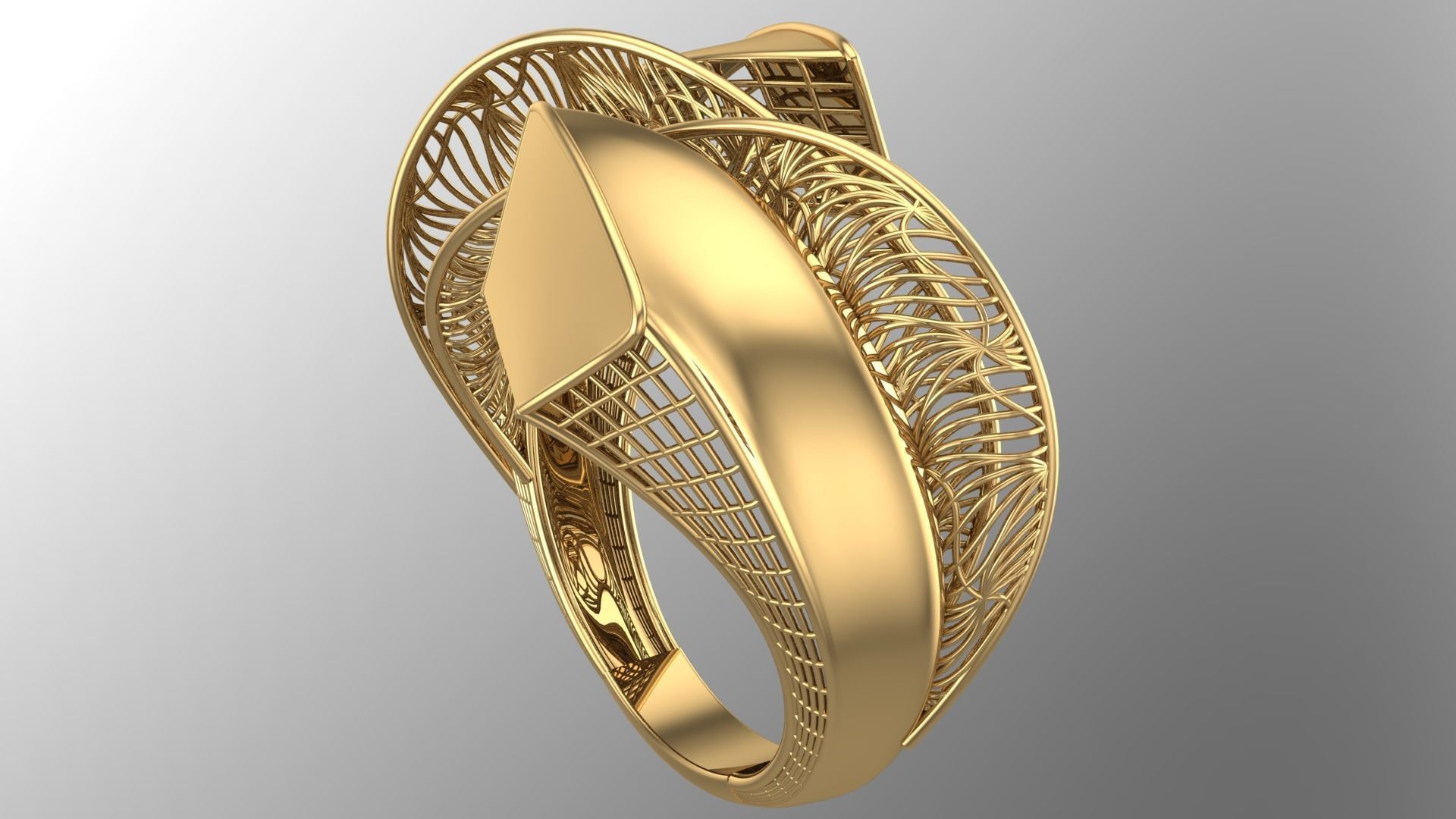 NEW COLLECTION BRACELEST and RING-BK06 3D print model_10