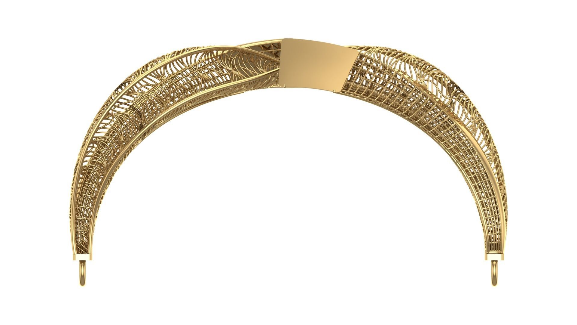 NEW COLLECTION BRACELEST and RING-BK06 3D print model_4