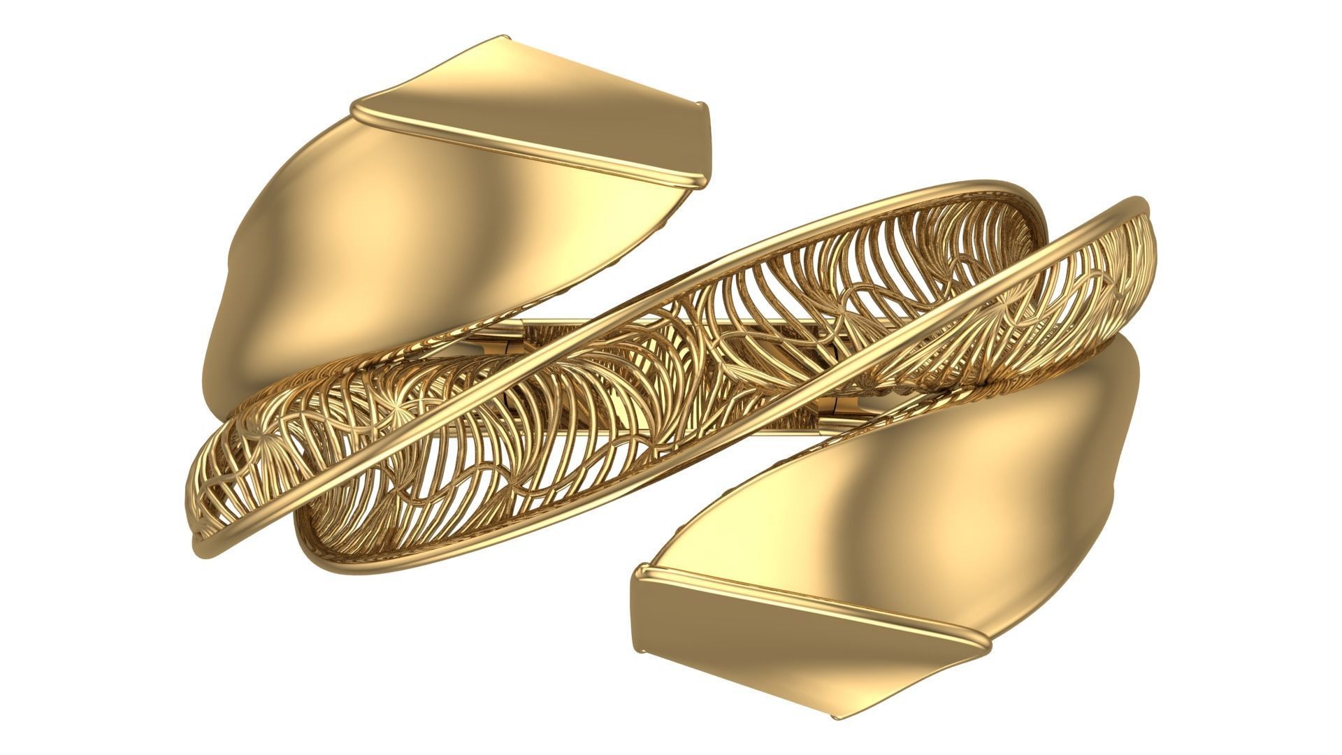 NEW COLLECTION BRACELEST and RING-BK06 3D print model_8