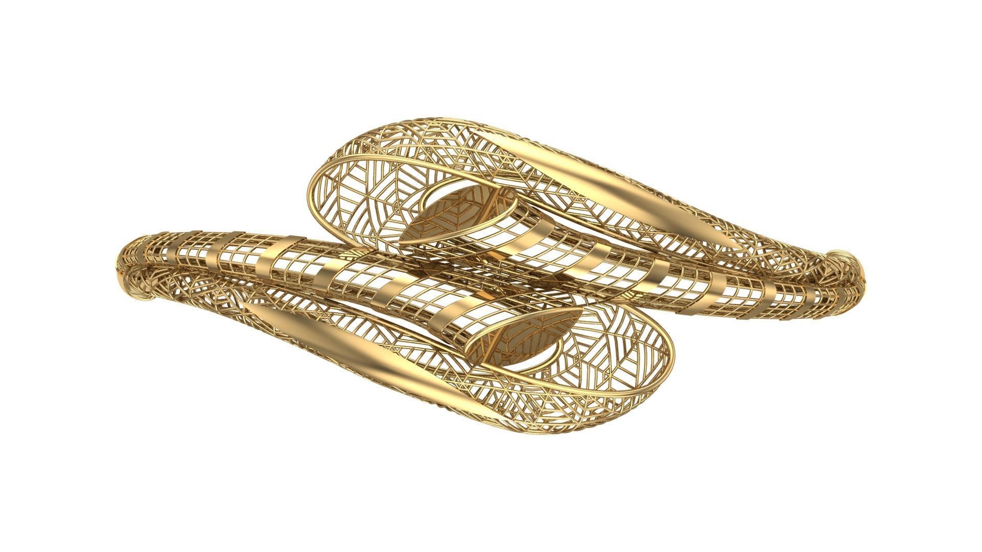 NEW COLLECTION BRACELEST and RING-BK08 3D print model_3