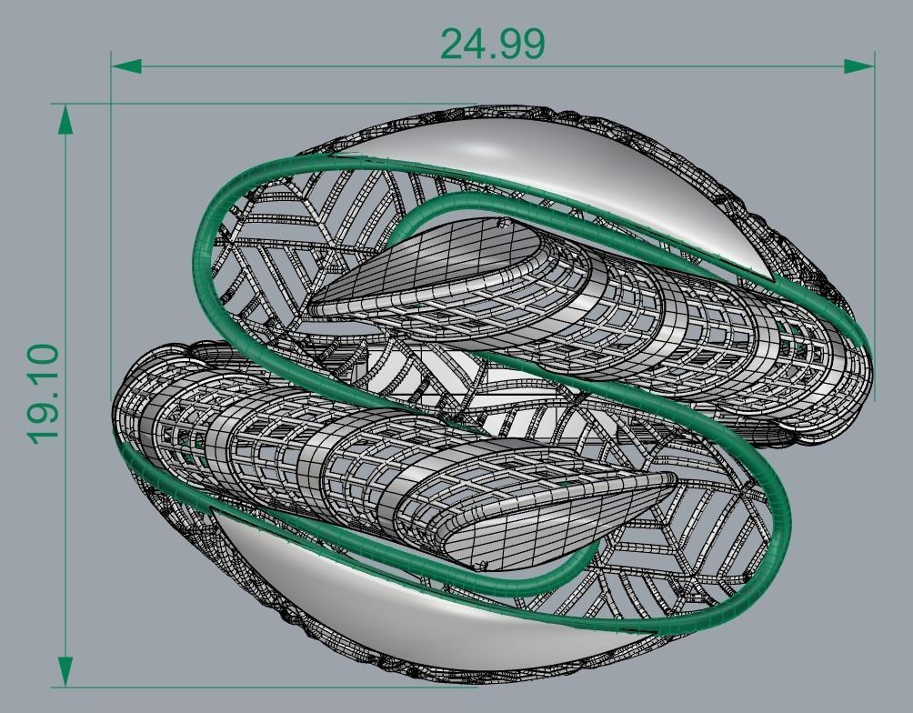 NEW COLLECTION BRACELEST and RING-BK08 3D print model_7