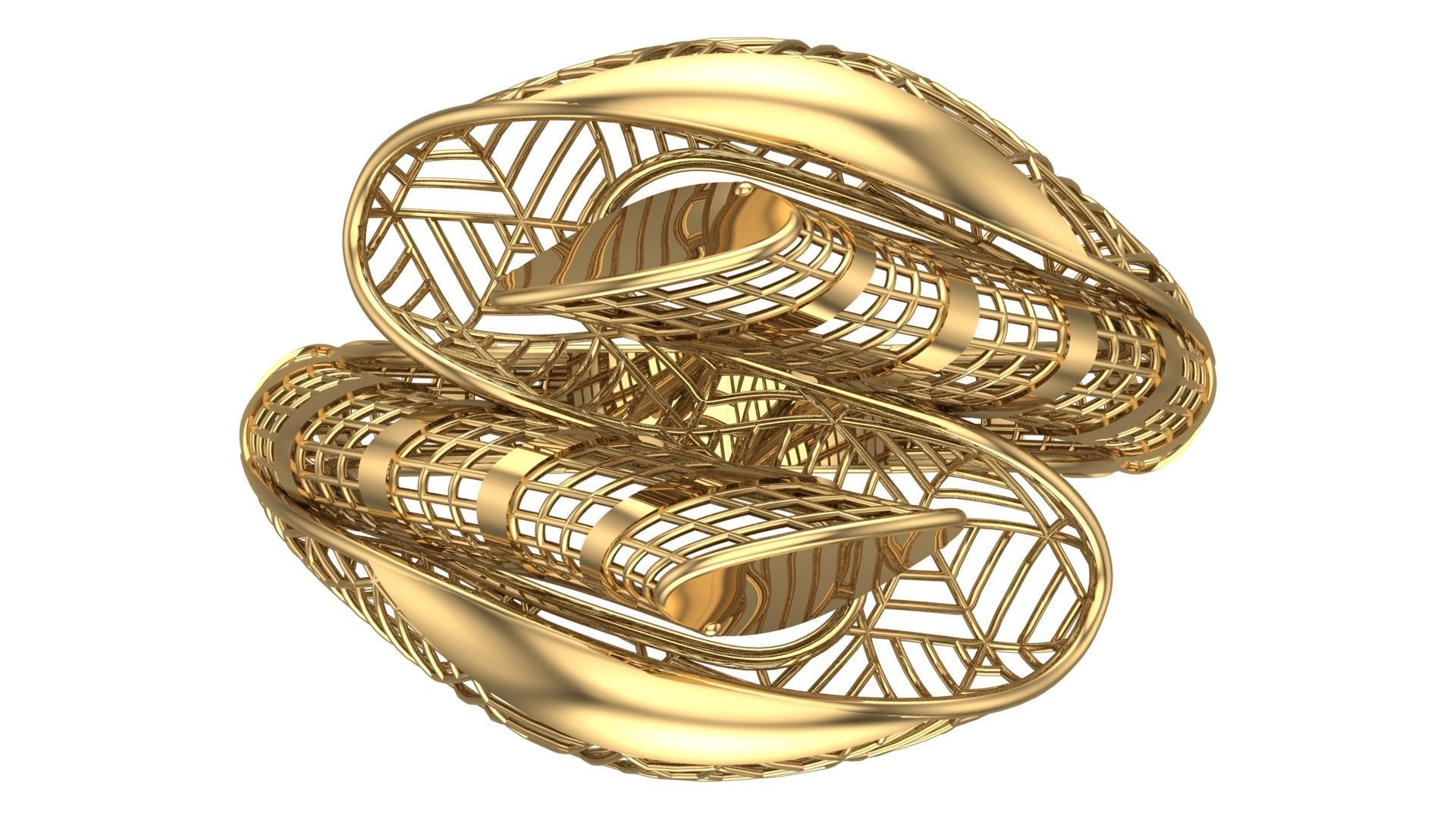 NEW COLLECTION BRACELEST and RING-BK08 3D print model_8