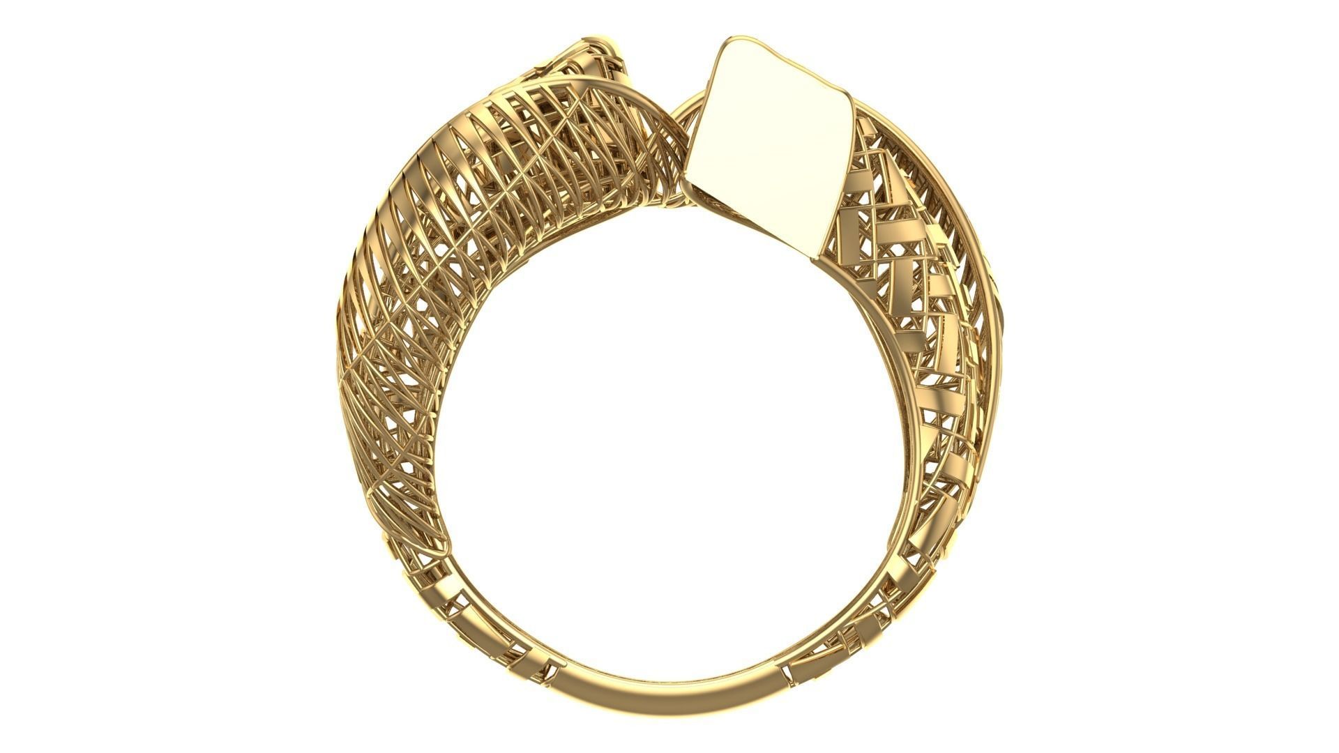 NEW COLLECTION BRACELEST and RING-BK09 3D print model_10