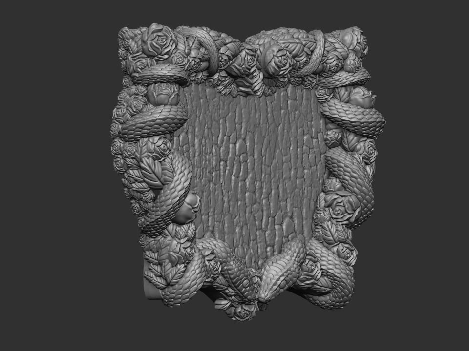 Decorative board 3D print model_1