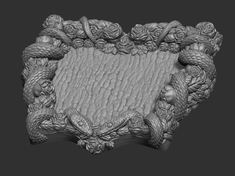 Decorative board 3D print model_5
