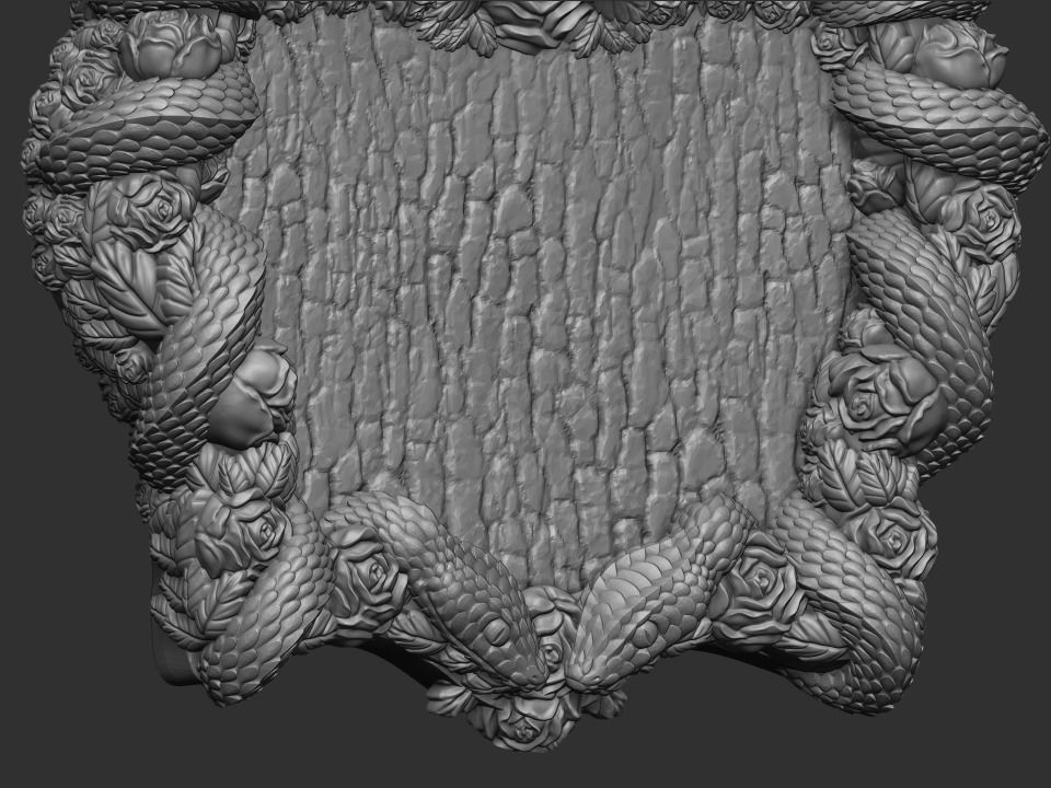 Decorative board 3D print model_4