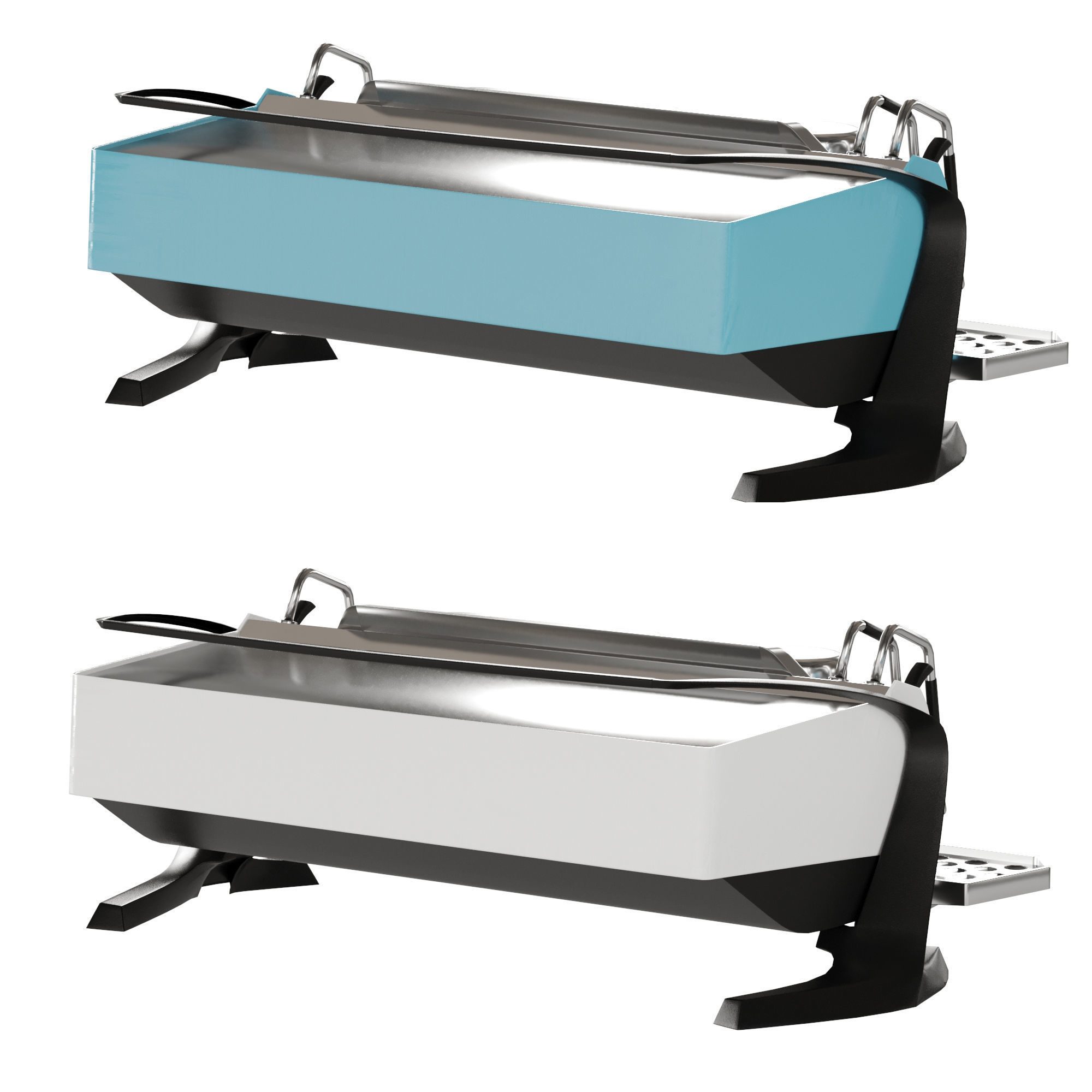 Coffee Makers Set 4 Commercial 3D model_2