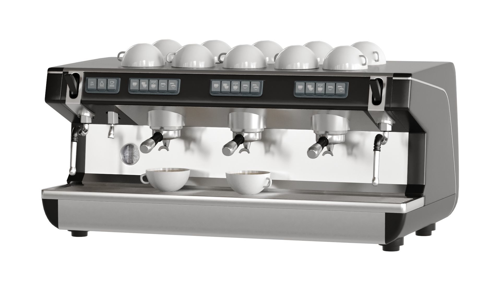 Coffee Makers Set 4 Commercial 3D model_8