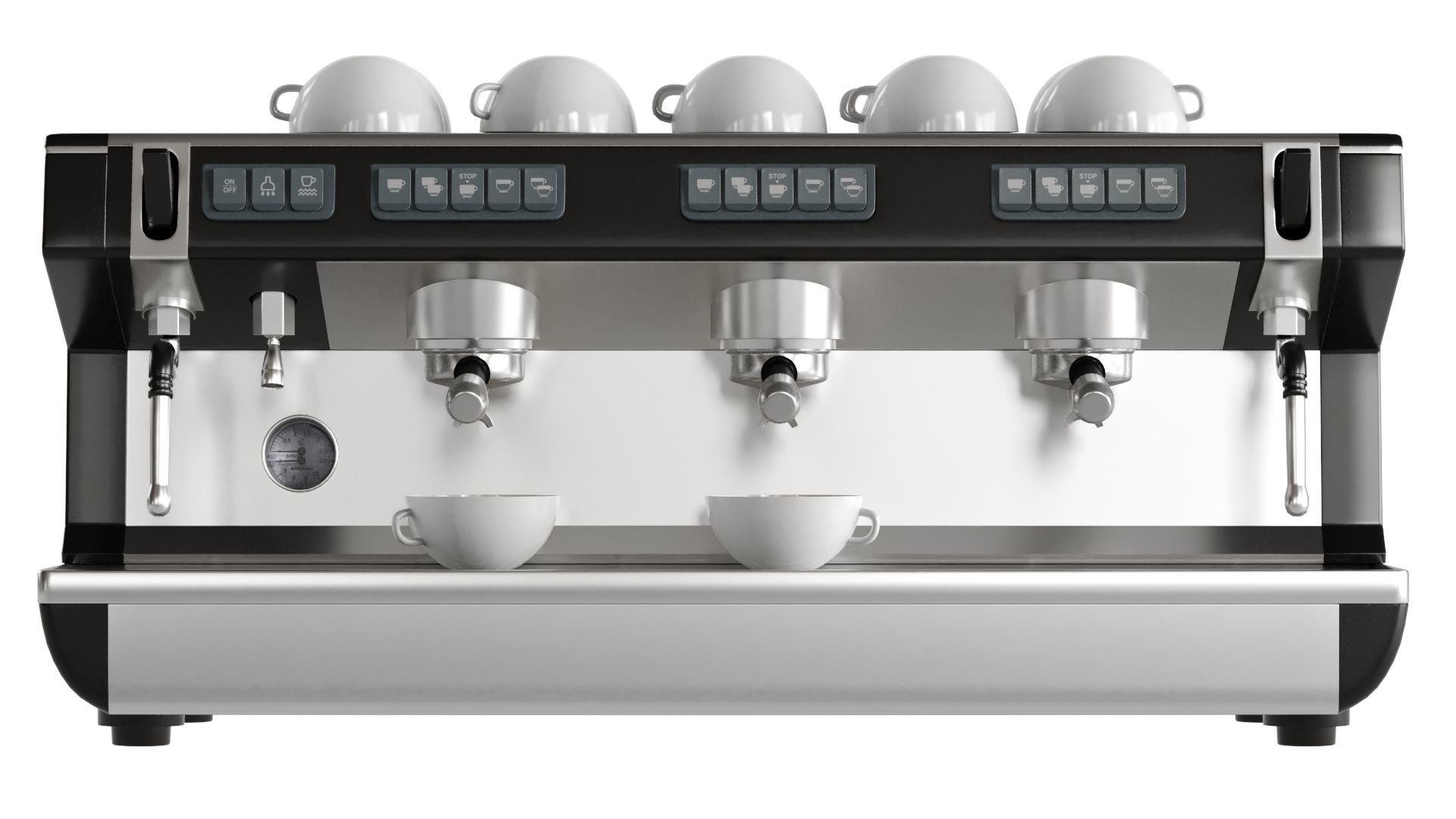 Coffee Makers Set 4 Commercial 3D model_9