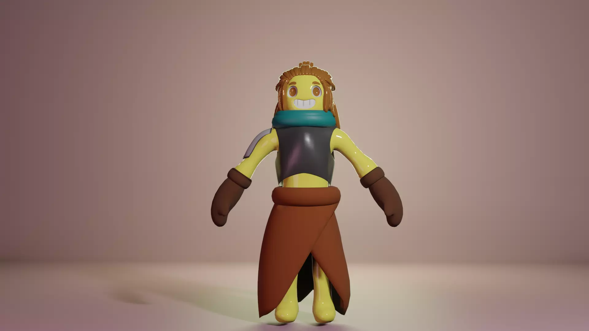 Slime Amarelo 3D model_0