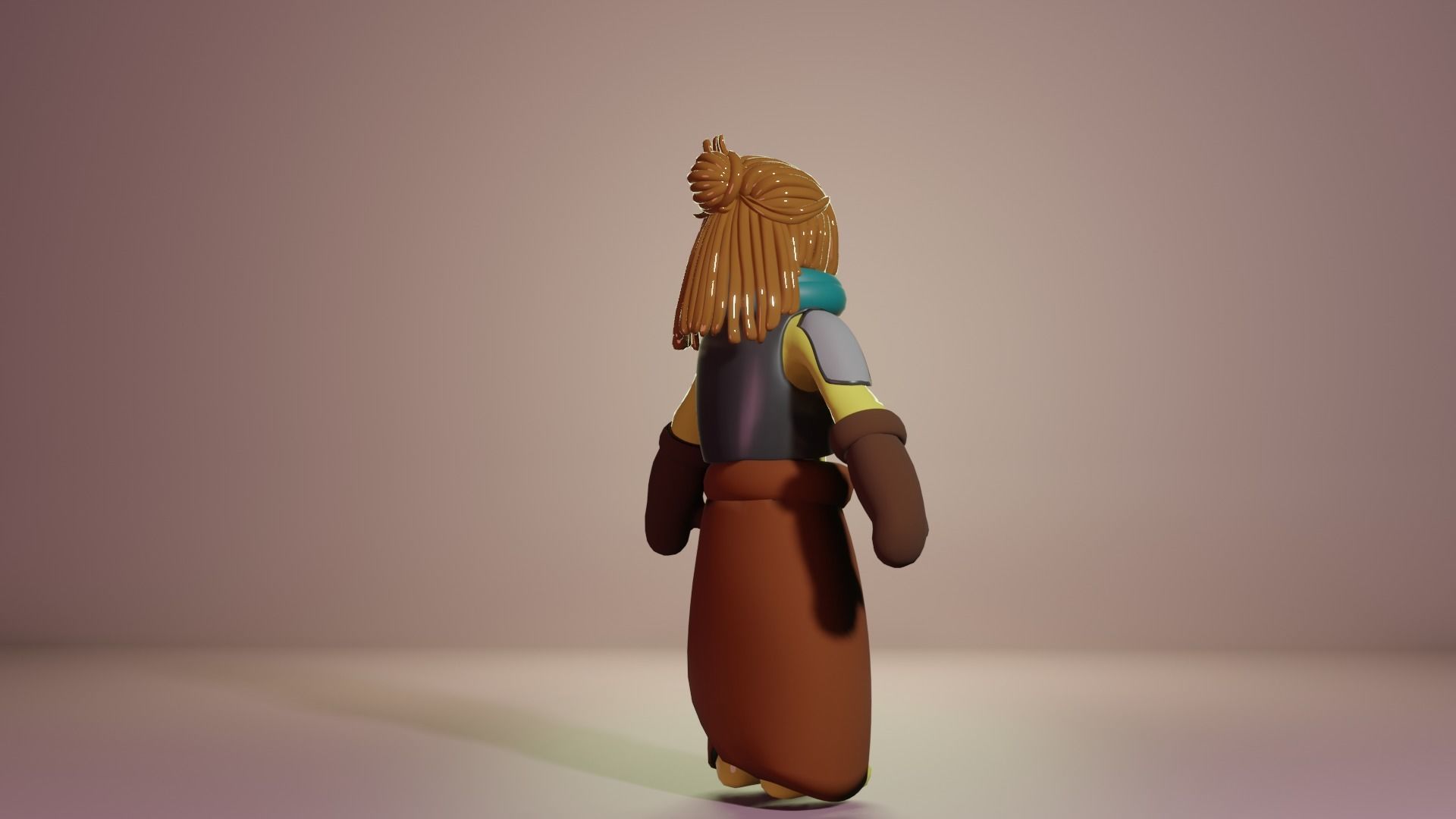 Slime Amarelo 3D model_3