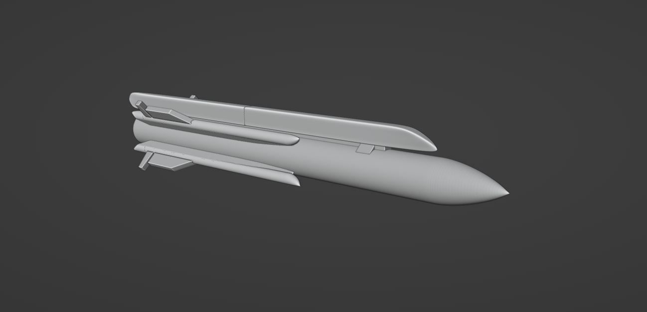 Russia KH-31 Missile - NATO AS-17 Krypton 3D print model_1