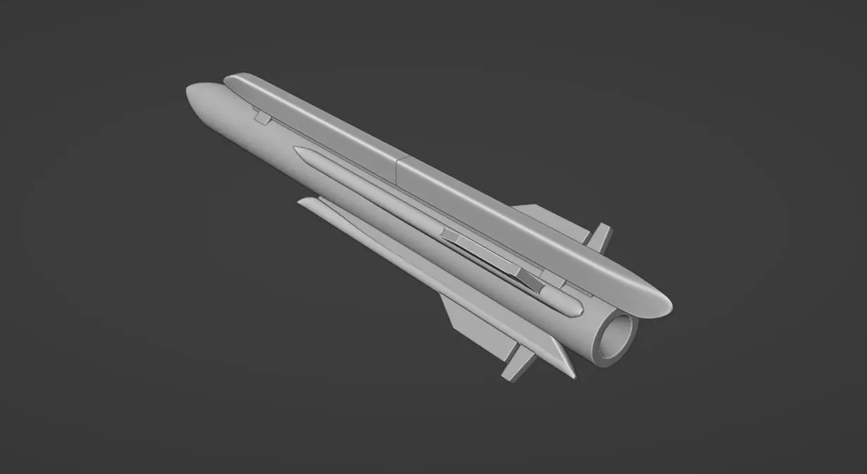 Russia KH-31 Missile - NATO AS-17 Krypton 3D print model_0