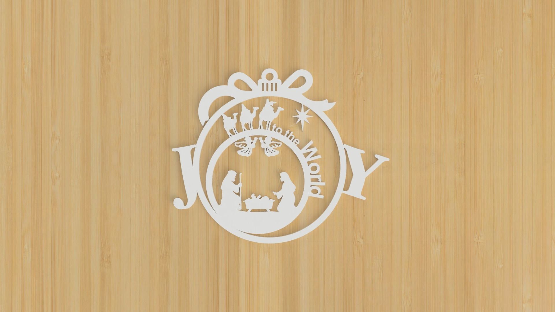 christmas ornament 3D print model_1