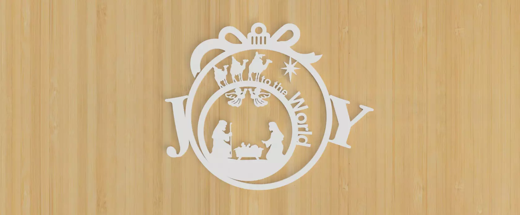 christmas ornament 3D print model_0