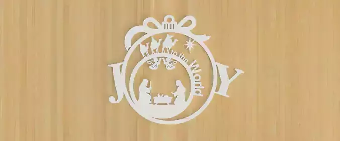 christmas ornament 3D print model