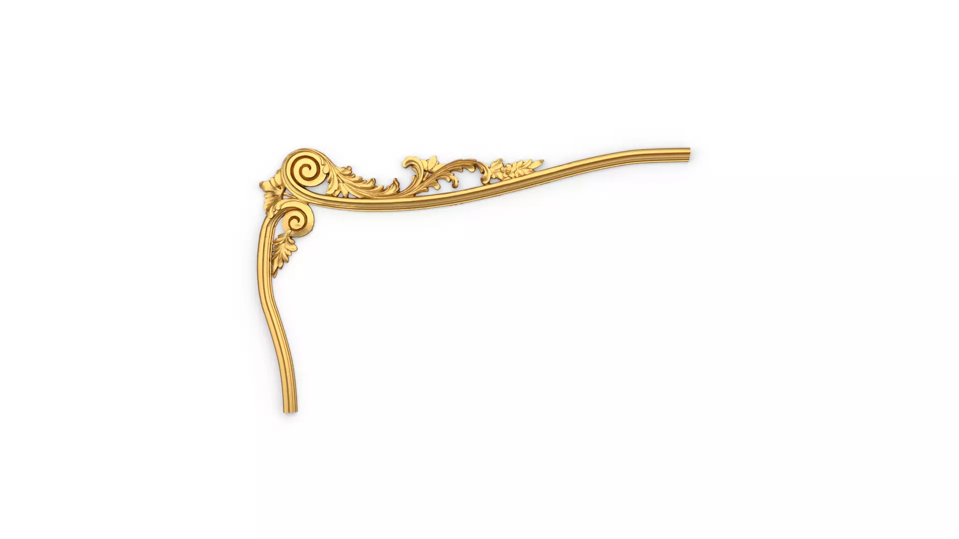 Classic carved decor ornament 393 3D model