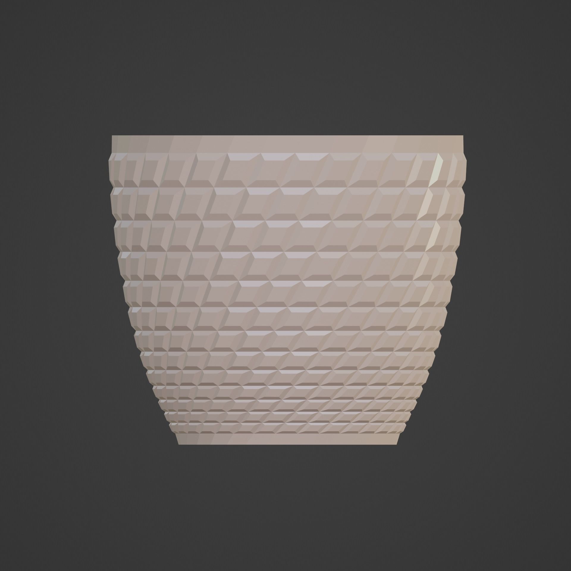 Flower Bowl vase 3D model_2