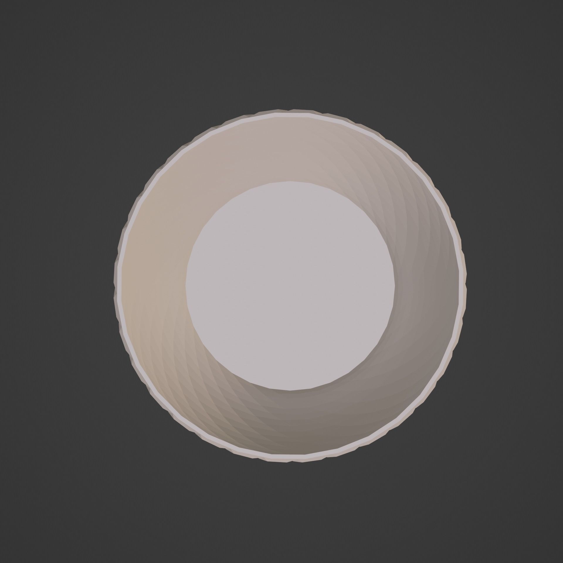 Flower Bowl vase 3D model_3