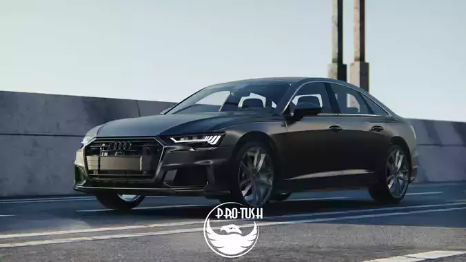 Audi A6 model 2019 3D model