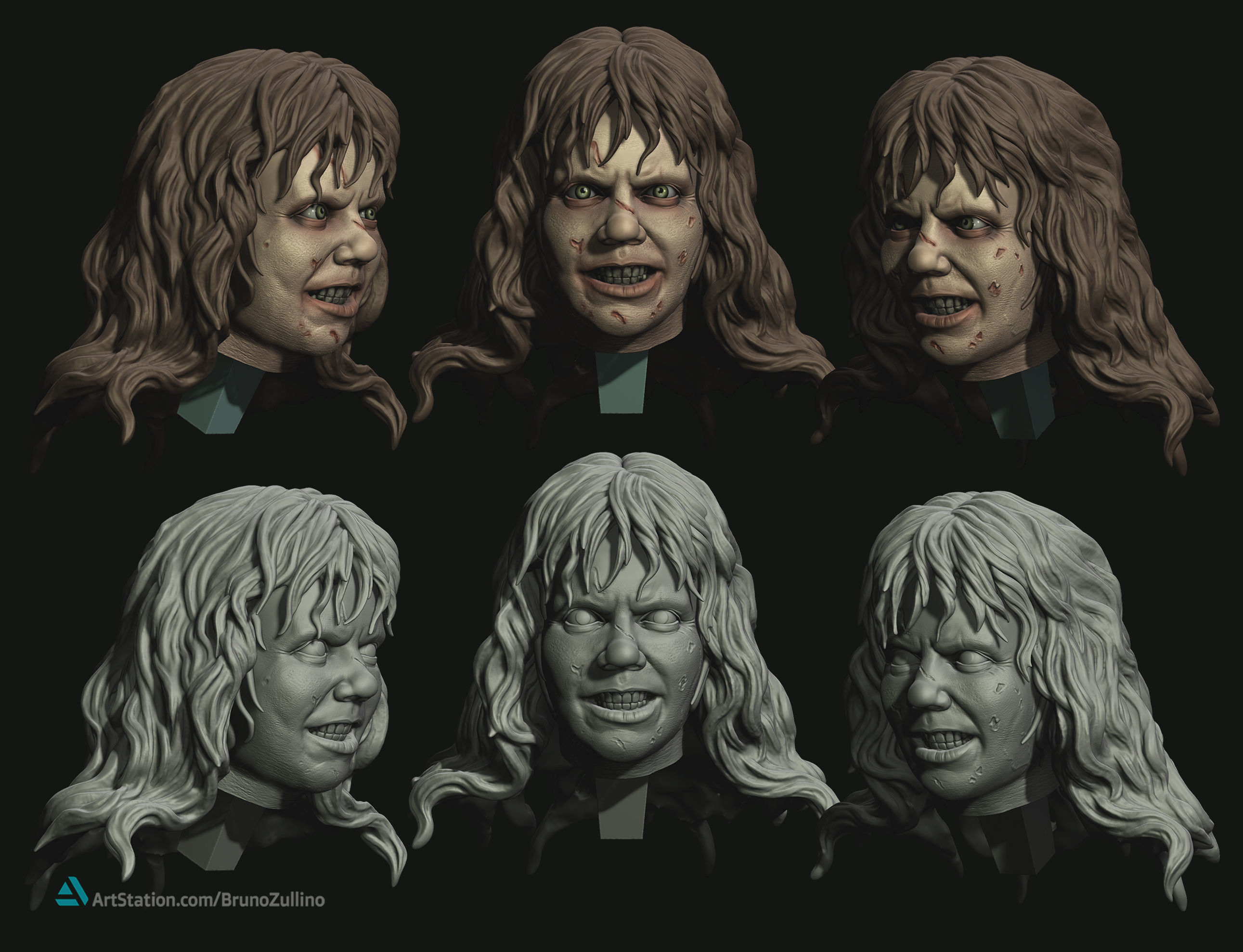 Regan MacNeil update model 3D print model_1