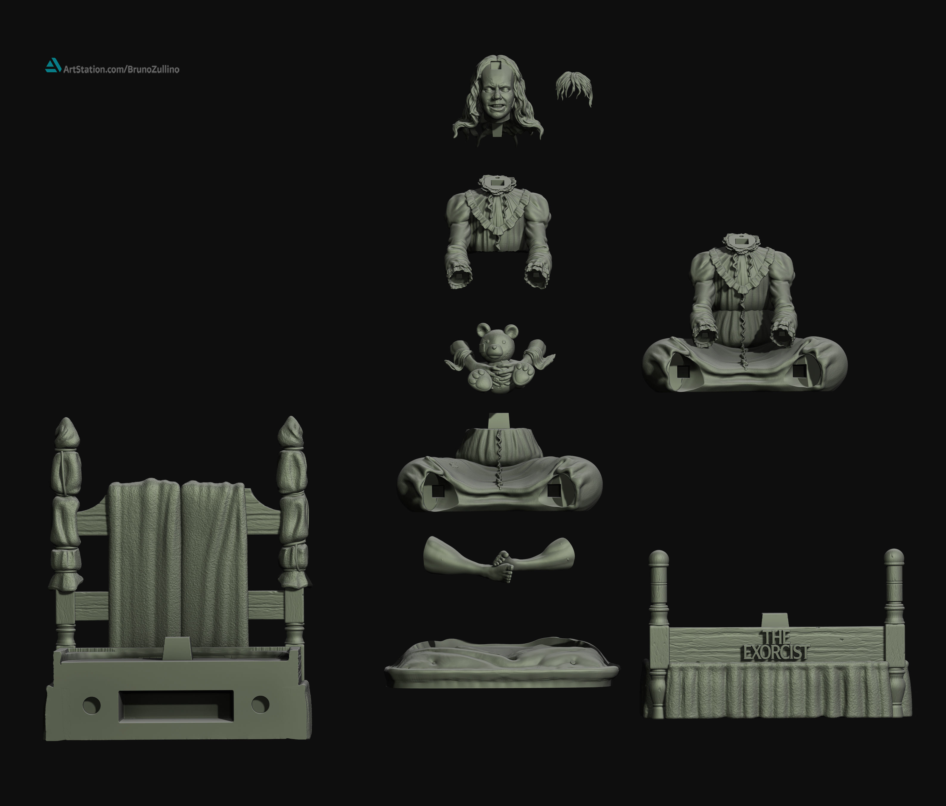 Regan MacNeil update model 3D print model_5