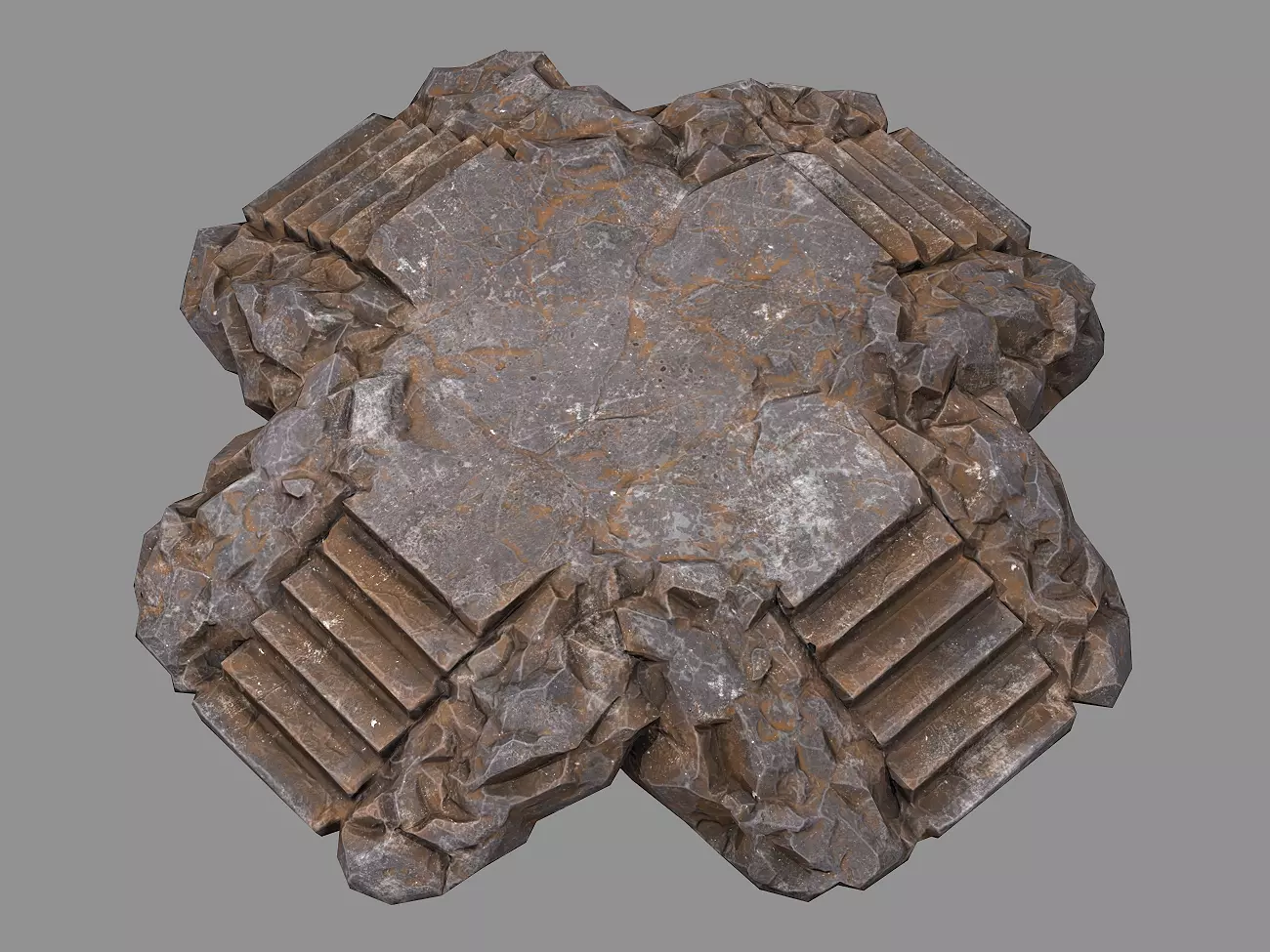 Staris Rock 01 Low-poly 3D model