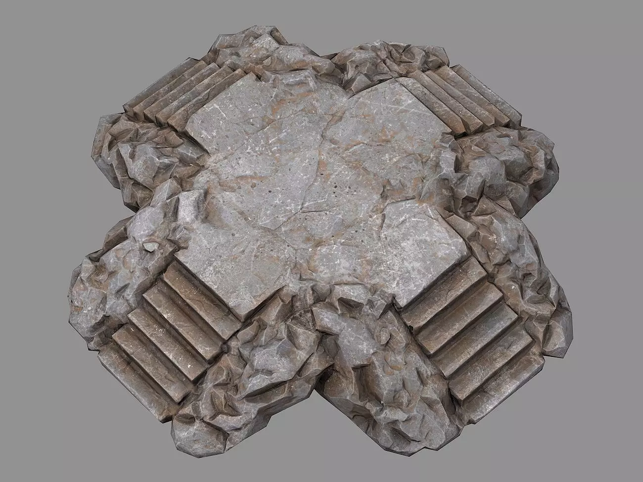 Staris Rock 02 Low-poly 3D model
