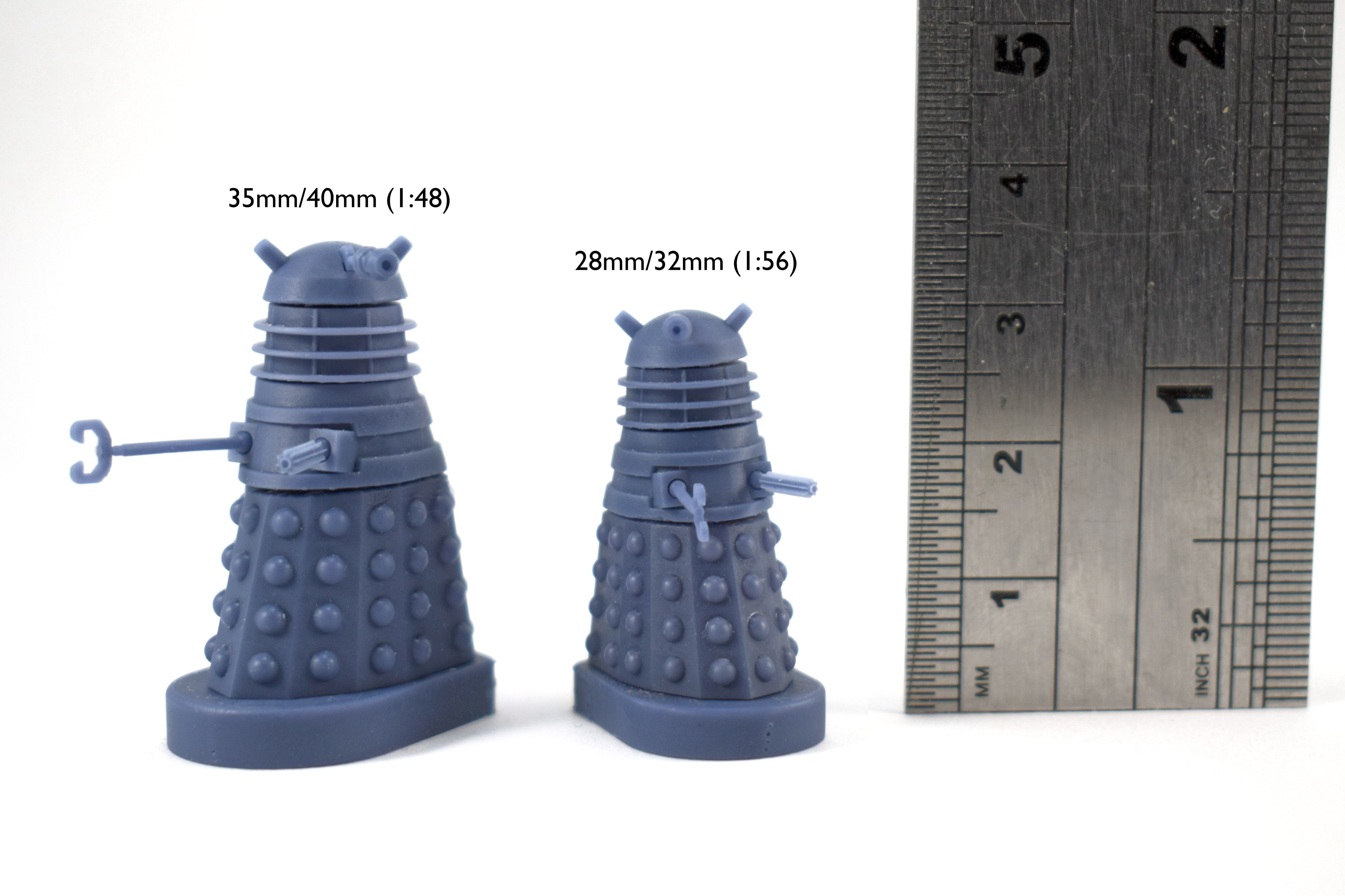 Movie Dalek - 32mm Miniature 3D print model_4