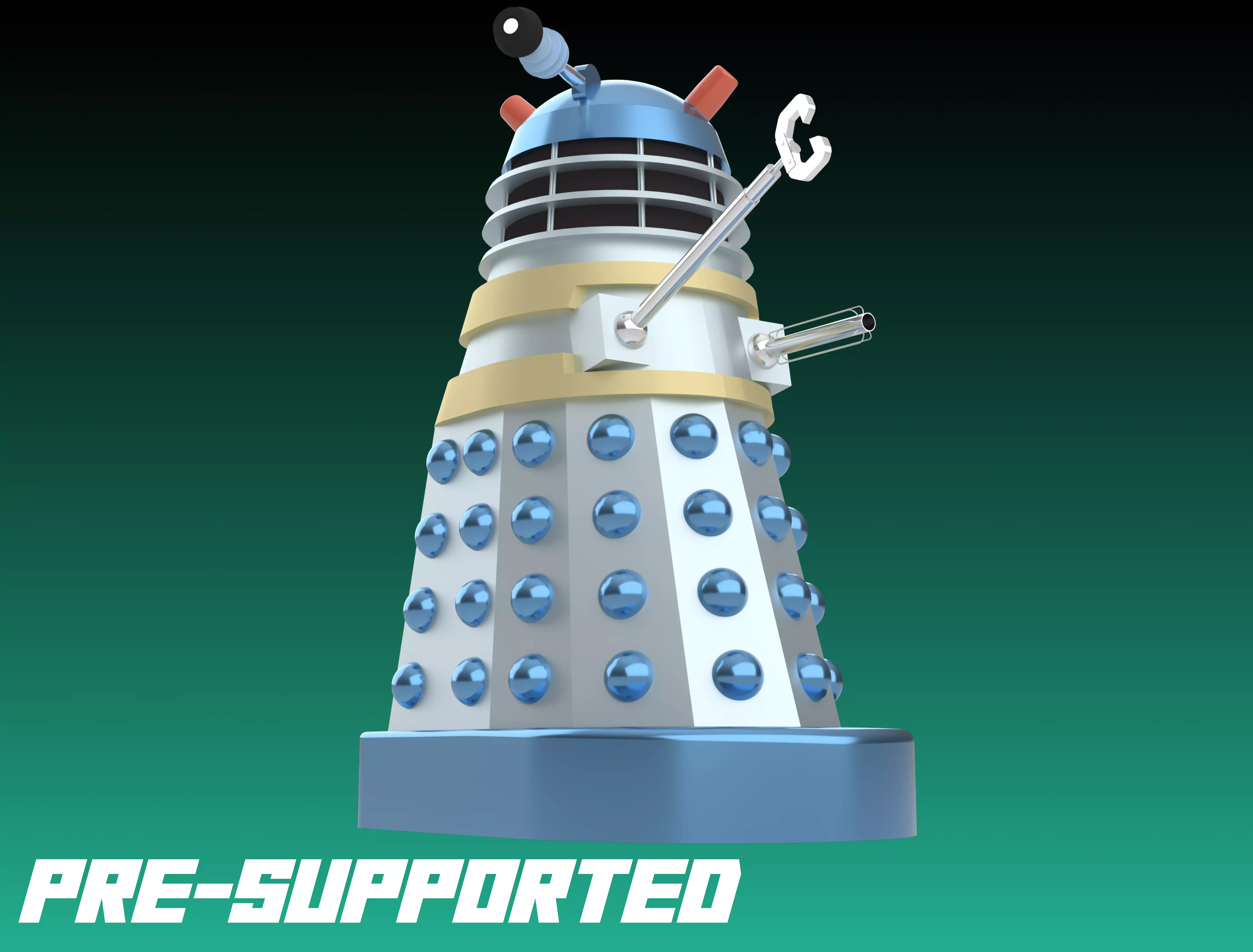 Movie Dalek - 32mm Miniature 3D print model_0