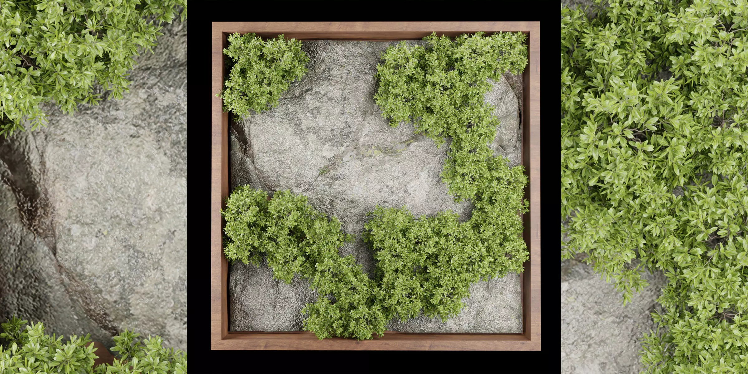 Vertical Rock Garden vol 133-Blender 3D model