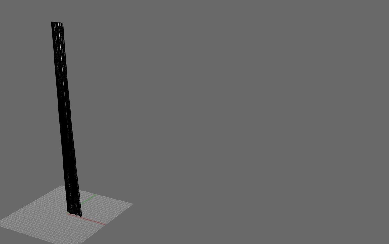 Curtain Straight Line Pack 01 3D model_20