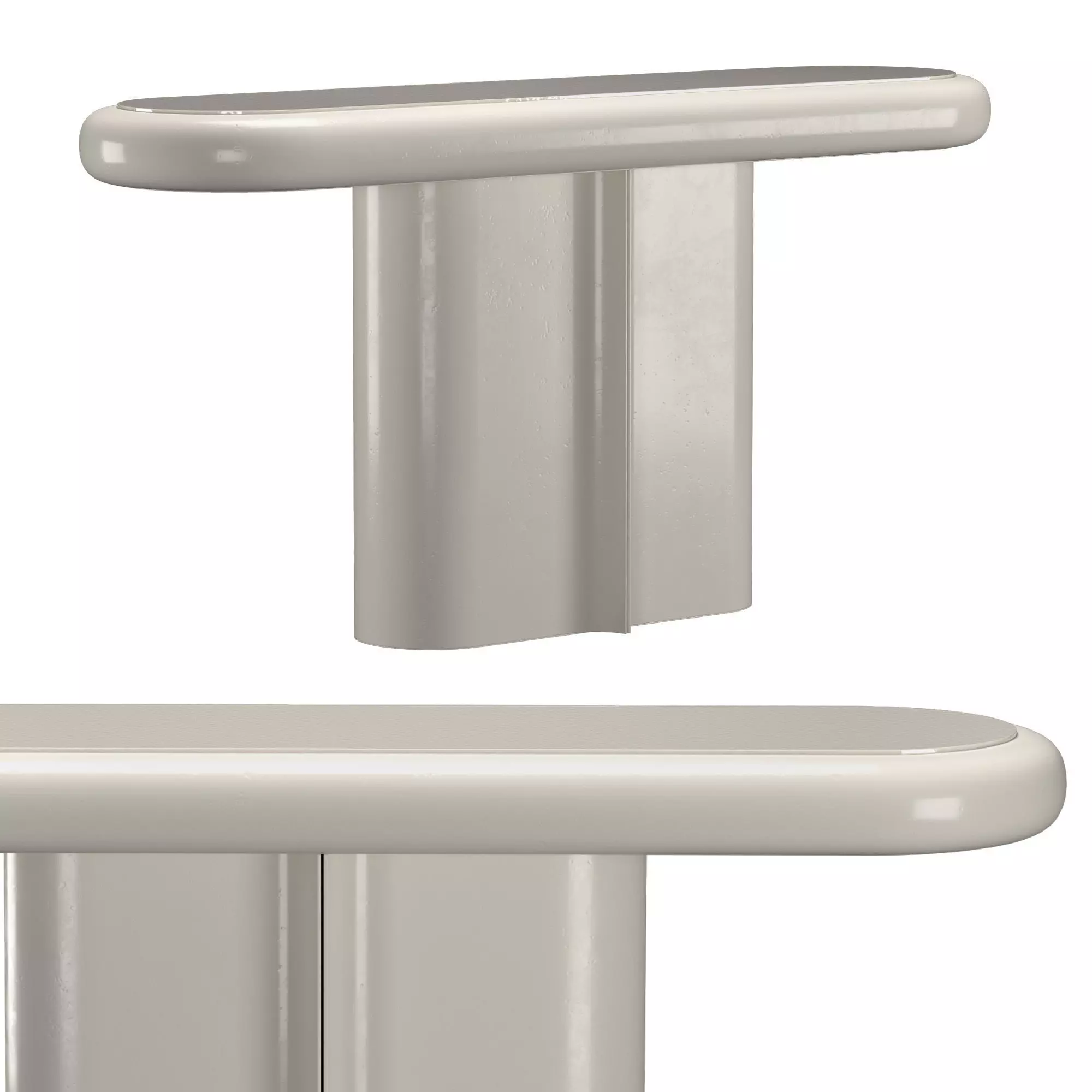 Oval CONSOLE 3D model_0