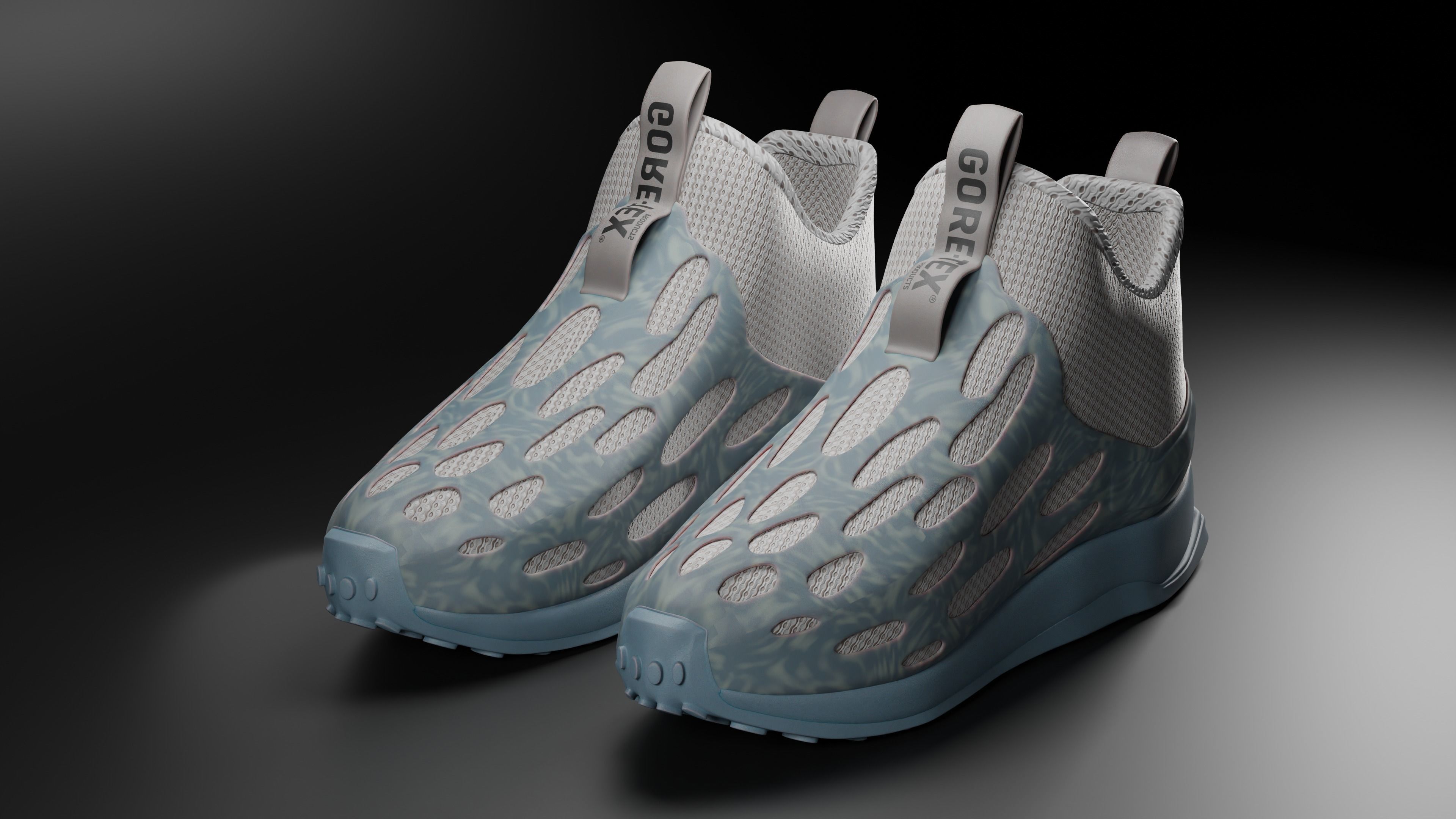 Shoes - Merrell - Hydro Runner Mid GORE-TEX 3D model_2