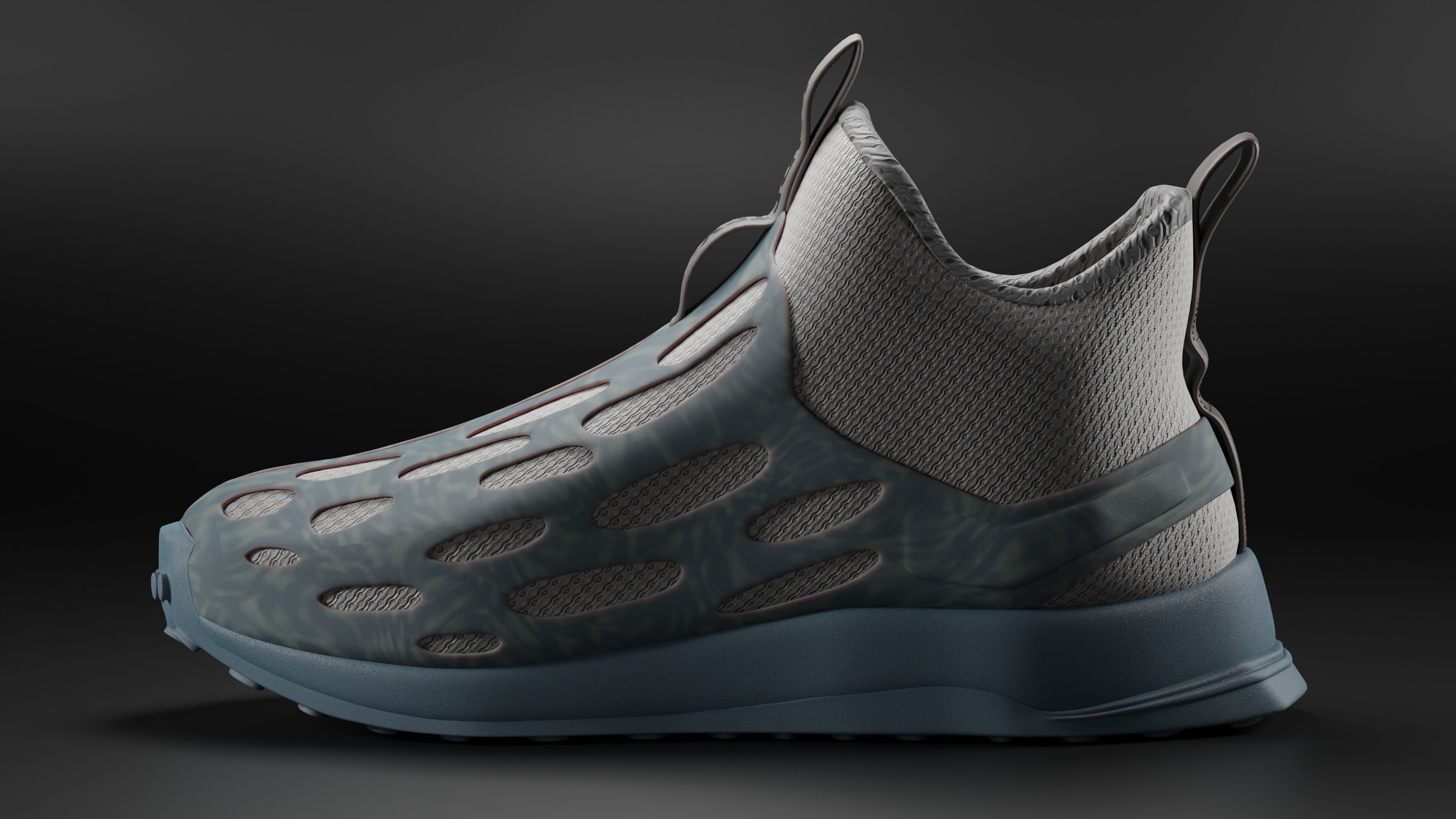 Shoes - Merrell - Hydro Runner Mid GORE-TEX 3D model_1