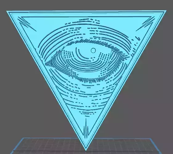 All Seeing Eye CNC Relief