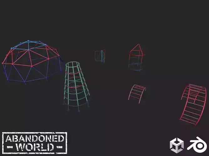 Old Playground Props Set