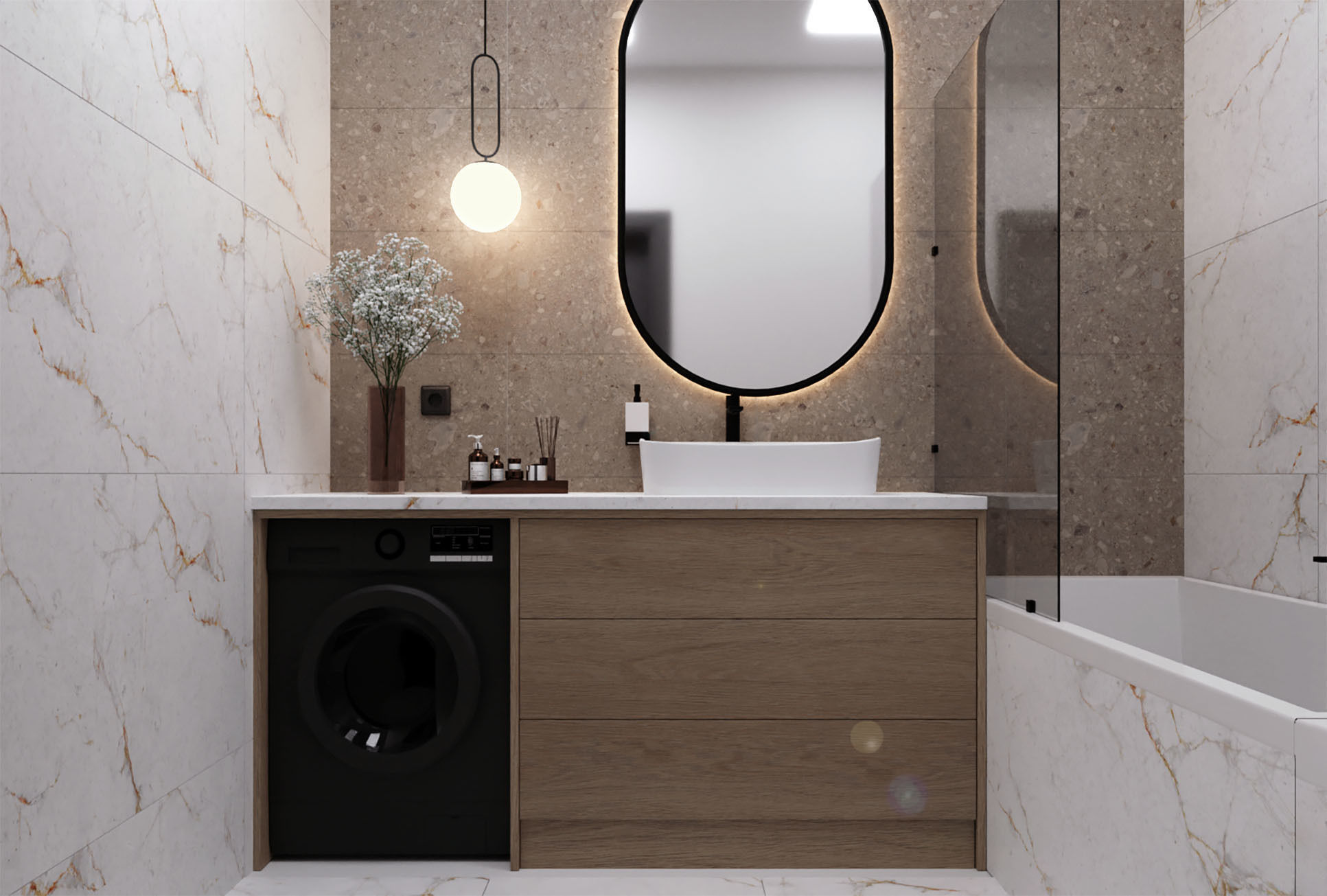 Entire Apartment 3D model_4