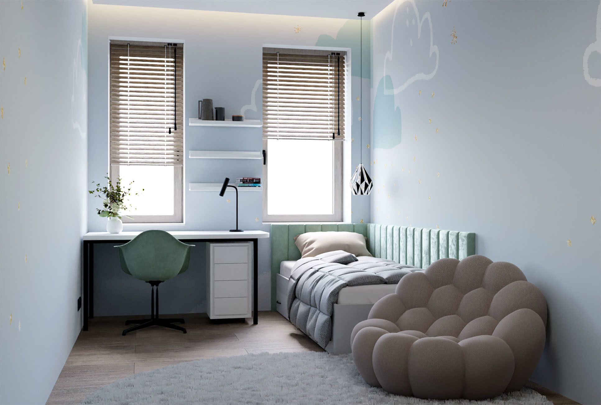 Entire Apartment 3D model_5