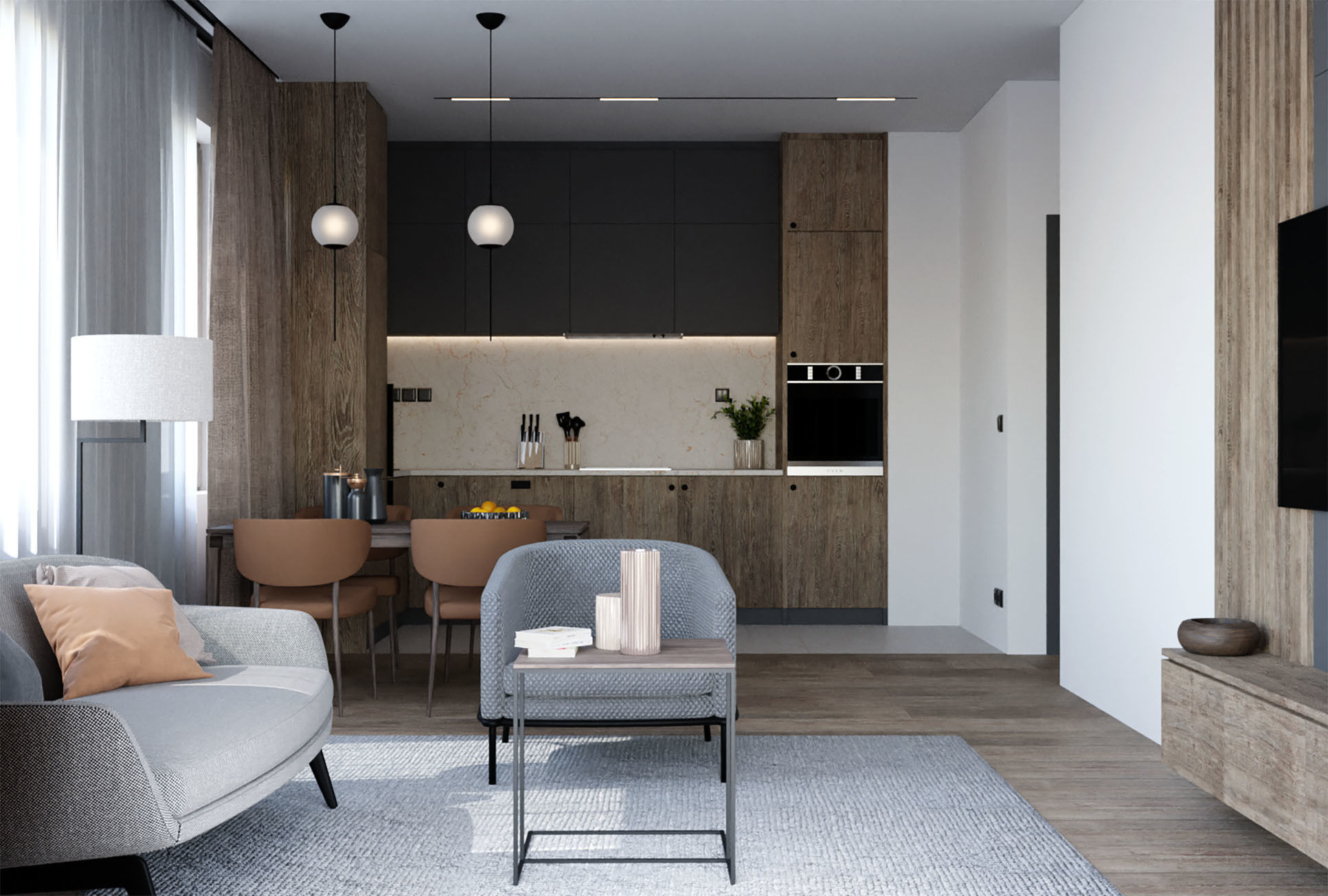 Entire Apartment 3D model_1