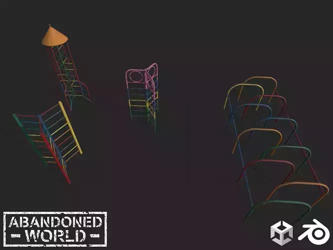 Old Playground Props Set