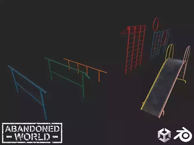 Old Playground Props Set